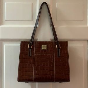 Dooney and Burke brown leather purse nearly new